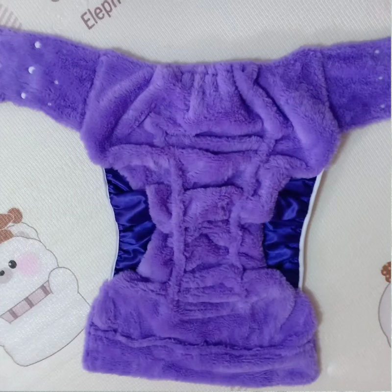 Diapering - Coelho vison veludo abdl adulto bebê