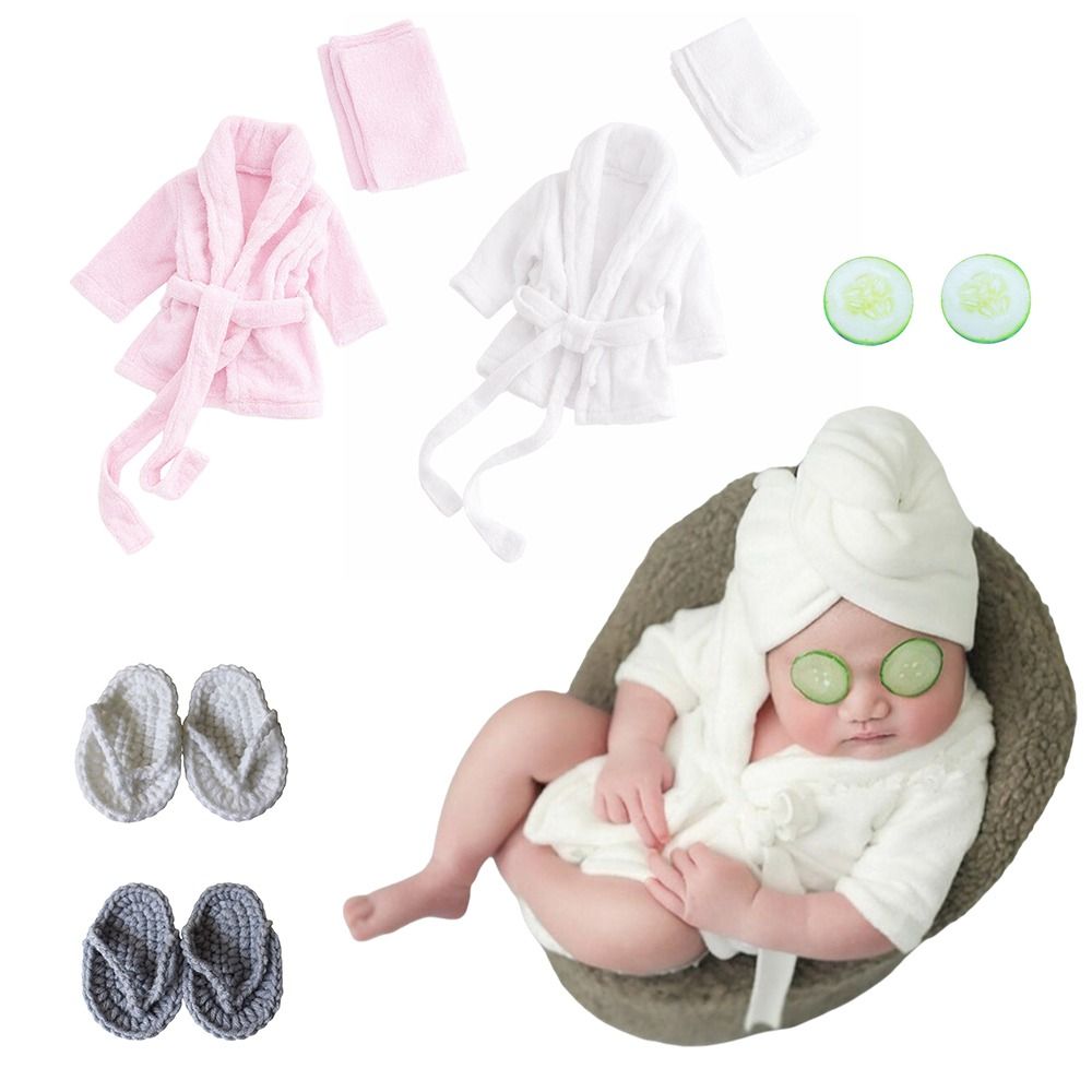 Infant Photography Props Outfit - Acessórios de Fotografia: Roupões de Banho