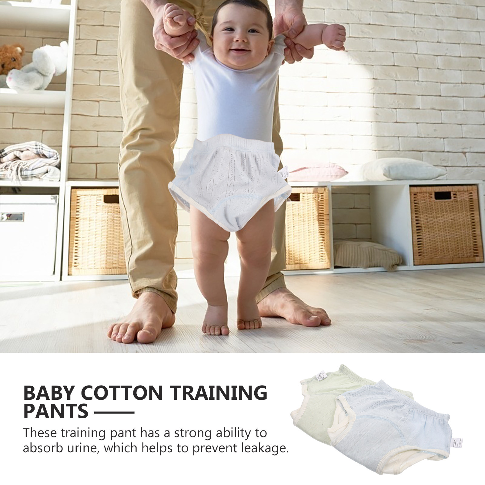 2 calças de treino de algodão  - Toddler Training Pants Leak Proof avaliação e preço