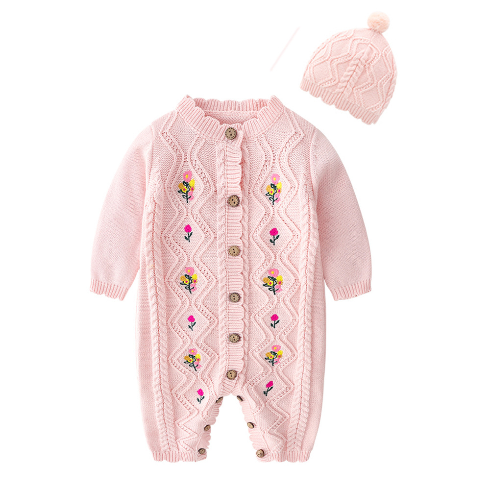 Macacão de Bebê Menina Recém-N - Newborn Baby Girl Romper Floral avaliação e preço