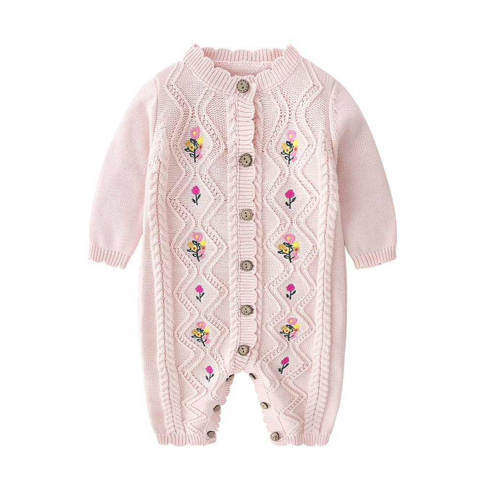 Macacão de Bebê Menina Recém-N - Newborn Baby Girl Romper Floral avaliação e preço