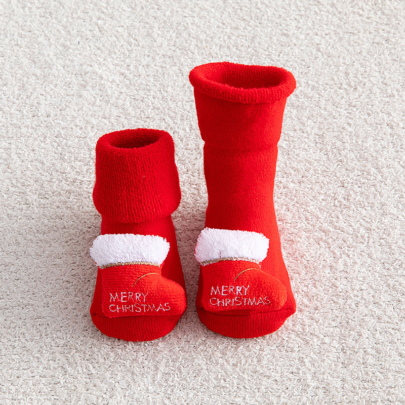 Meias de Natal curtas para rec - Unisex Baby Socks Non Slip avaliação e preço