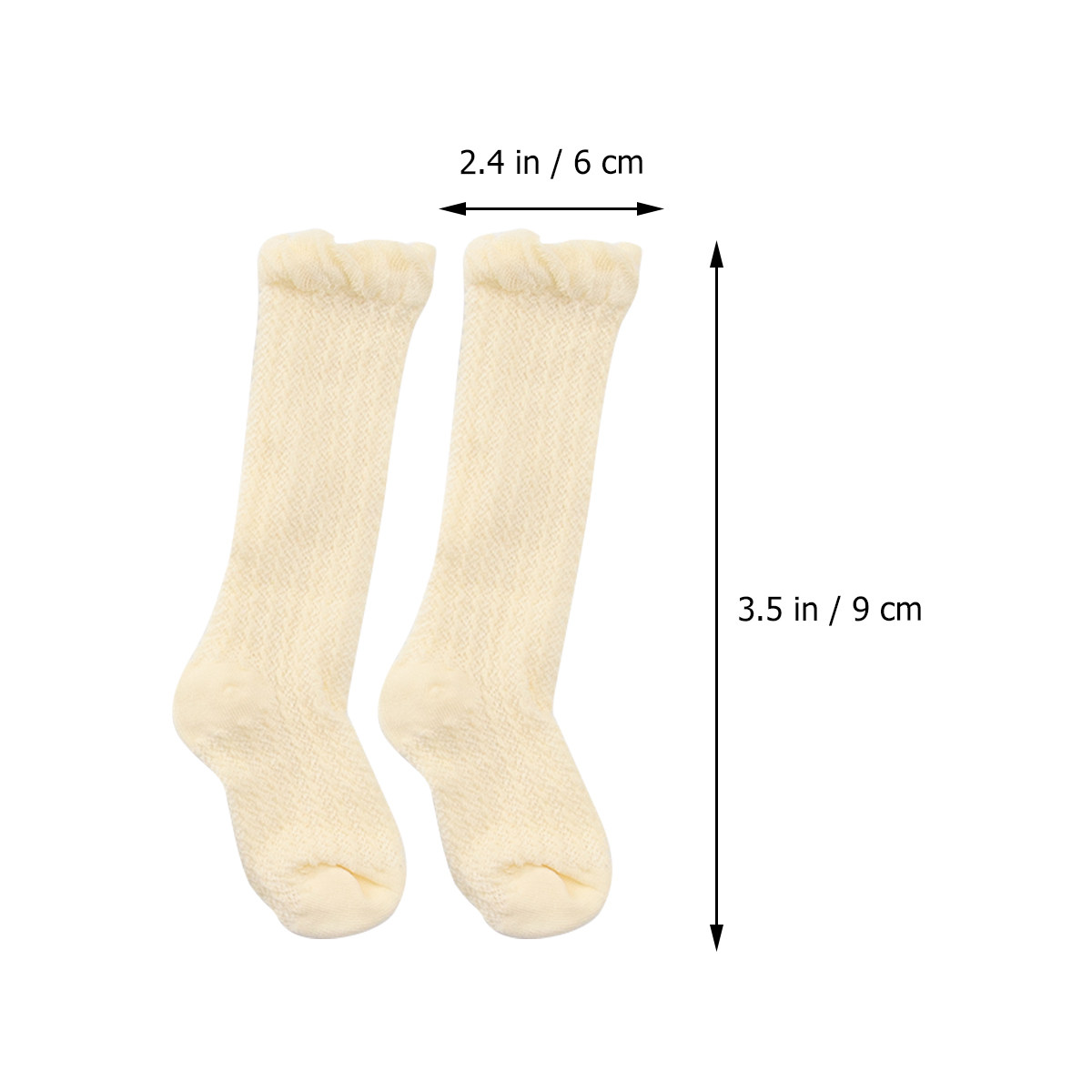 3 pares de meias compridas de  - Unisex Baby Socks Non Slip avaliação e preço