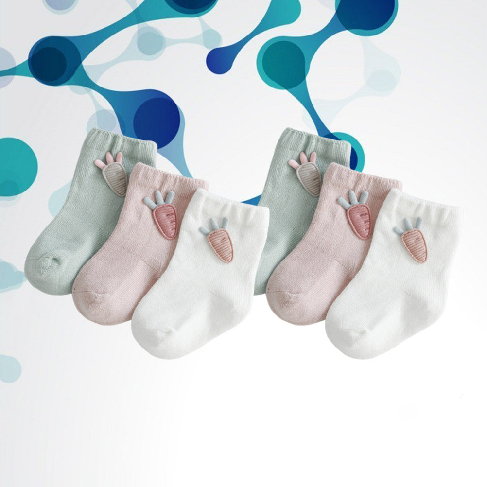 3 pares de meias de algodão pa - Unisex Baby Socks Non Slip avaliação e preço