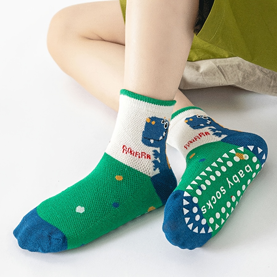 5 pares de meias de chão dos d - Unisex Baby Socks Non Slip avaliação e preço