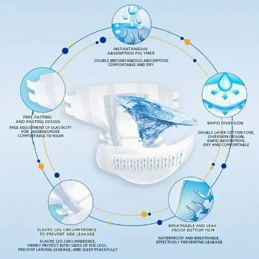 20 unidades de fraldas descart - Diapering avaliação e preço
