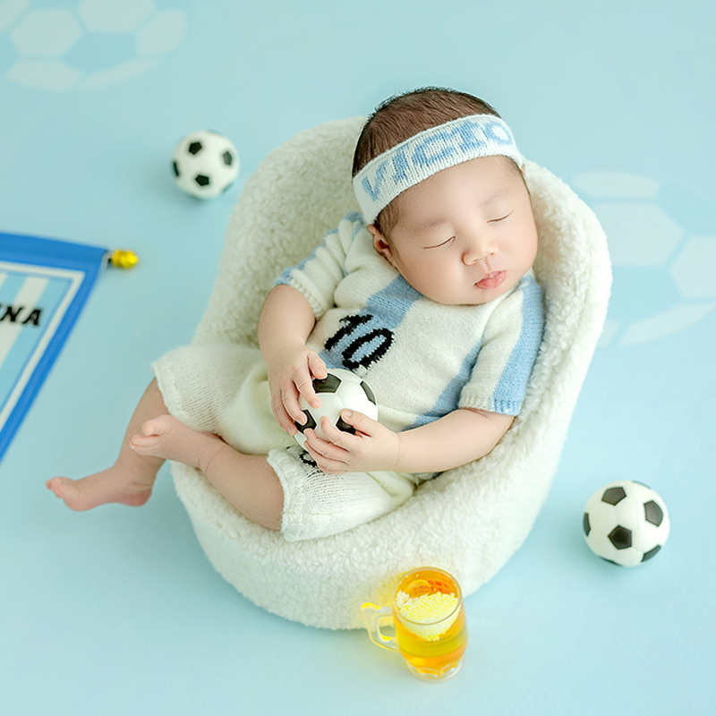 Futebol Tema Fotografia Props  - Infant Photography Props Outfit avaliação e preço
