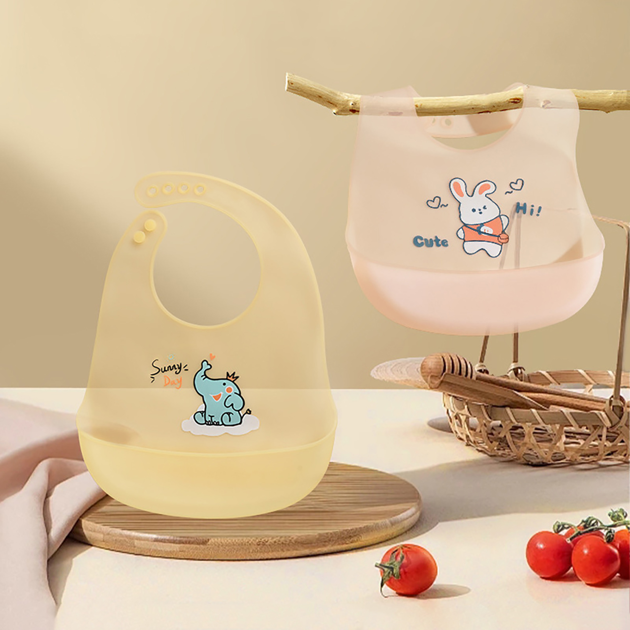 Babador de Silicone para Bebês - Waterproof Baby Bibs Silicone avaliação e preço