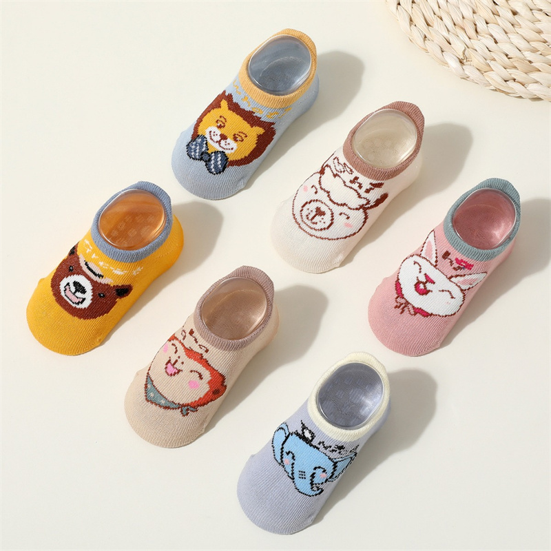 6 pares/set crianças meias de  - Unisex Baby Socks Non Slip avaliação e preço