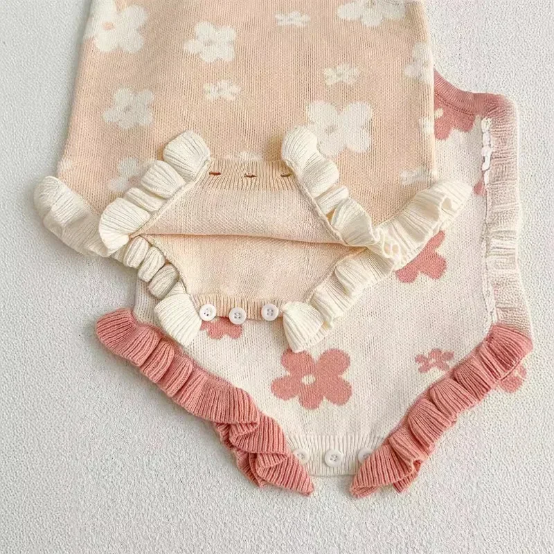 Macacão com estampa floral sem - Newborn Baby Girl Romper Floral avaliação e preço