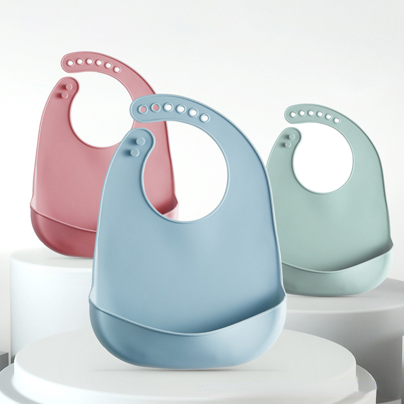 Babadores de silicone para beb - Waterproof Baby Bibs Silicone avaliação e preço